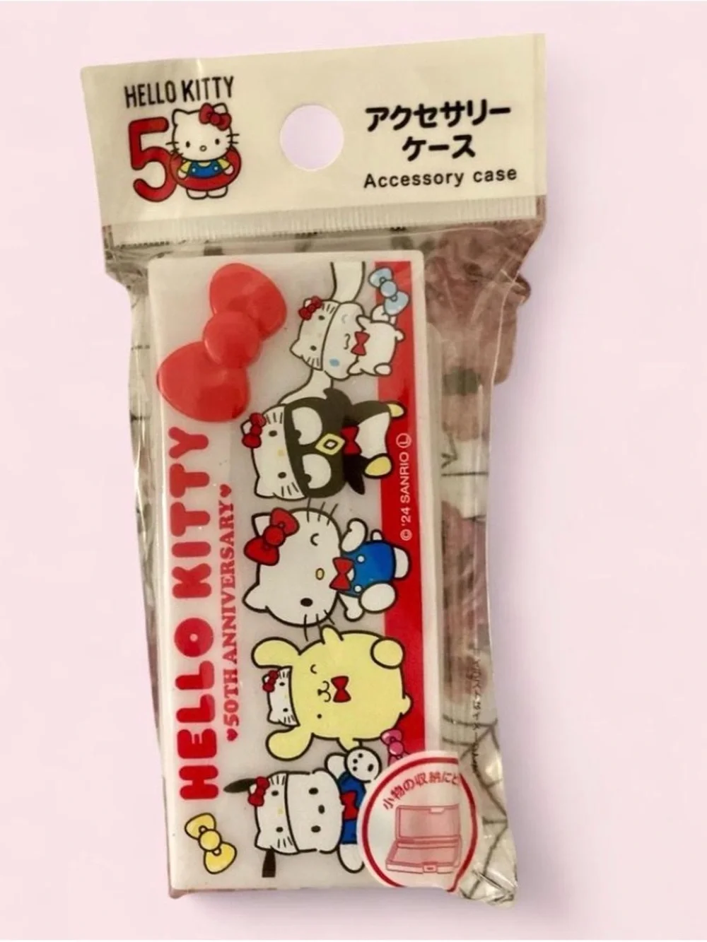 Sanrio Hello Kitty & Kuromi Assorted Pouches in Pink, Red, Green